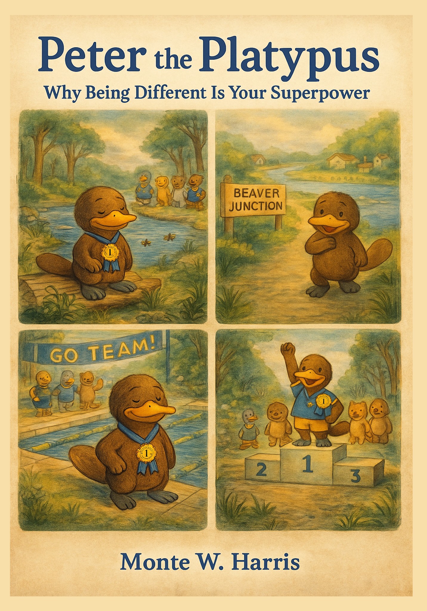 Cover of PETER THE PLATYPUS: Why Being Different Is Your Superpower